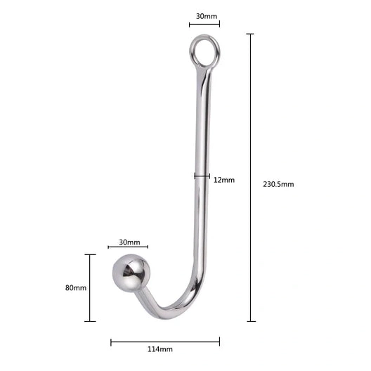 Anal Hooks Collar Hook Cuffs 5334 Beaded with Elegant and Anal 1007